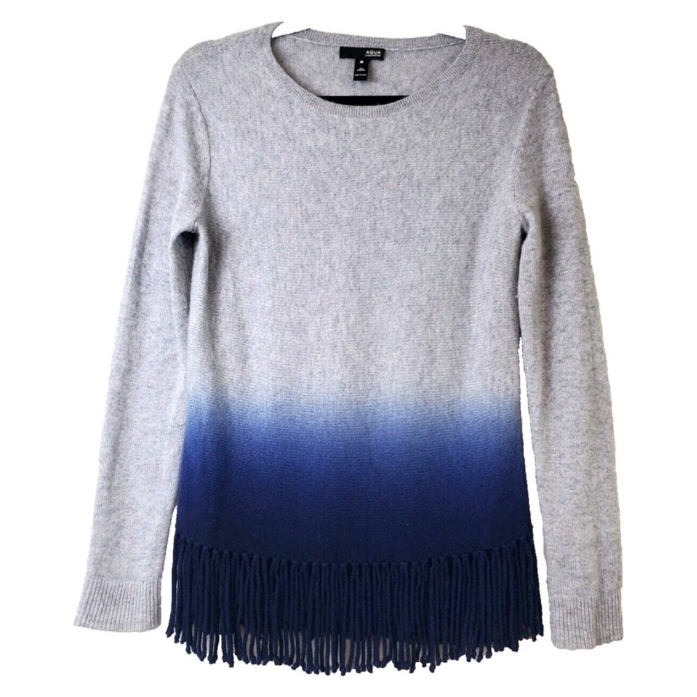 Aqua cashmere sweater